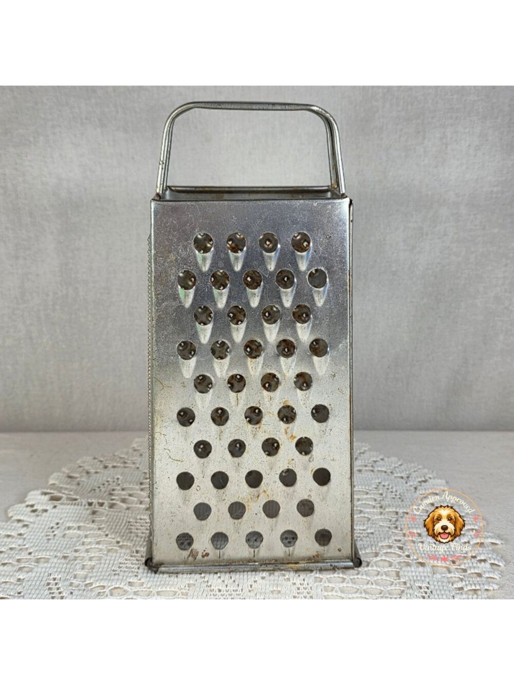 Vintage Bromwell Box Cheese Grater Tin Kitchen Utensil Farmhouse Decor